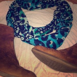Cheetah print scarf